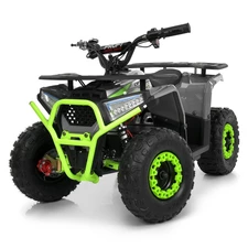 Квадроцикл на аккумуляторе HB-FFA1000-11-5(MP3) серо-зеленый мотор 1000 Вт